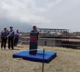Bonisoli agli Scavi: Pompei eccellenza italiana, più soldi per la cultura