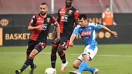 Genoa-Napoli 1-2, Mertens e Lozano regalano la vittoria agli azzurri 