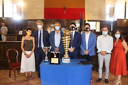 Gevi Napoli ricevuta in Comune per la promozione in serie A