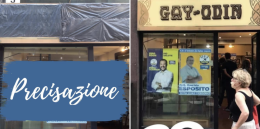 Comitato Lega in ex negozio Gay Odin, brand chiede copertura dell'insegna