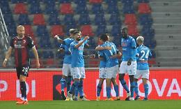 Il Napoli espugna il Dall'Ara e si porta al terzo posto 