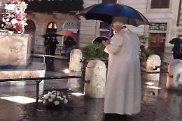 Immacolata, il Papa a piazza di Spagna