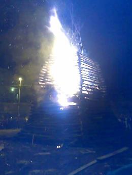 Falò dell'Immacolata a Castellammare, sequestri e denunce