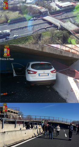 Crolla ponte sull'A14: due morti e due feriti