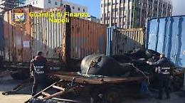 Rifiuti speciali, maxi-sequestro nel porto di Napoli