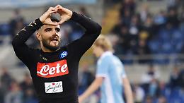 Napoli spettacolare, tre gol alla Lazio e terzo posto blindato