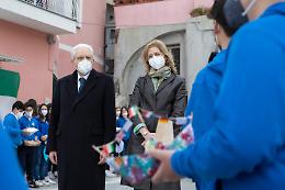 Procida Capitale della Cultura, Mattarella accolto dai bambini
