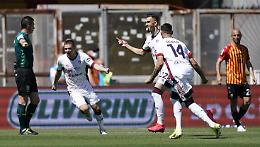 Benevento-Cagliari 1-3, sanniti beffati da un Doveri disastroso 