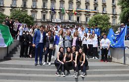 Giornata dell'Europa, flash mob a Napoli