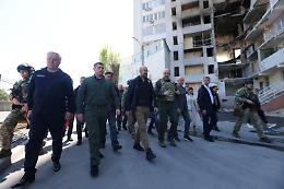 Missili russi su Odessa, Michel nel rifugio
