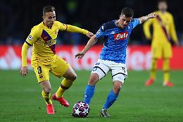 Barcellona-Napoli al Camp Nou a porte chiuse