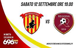 L'amichevole Benevento-Reggina in diretta su Ottochannel, canale 696