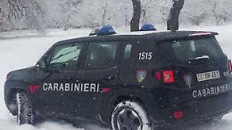 Bloccati dalla neve, in quattro salvata dai carabinieri sui Picentini