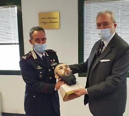 Il busto del boss Sibillo al Museo criminologico di Roma