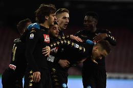 Coppa Italia: il Napoli cala il tris allo Spezia e vola ai quarti