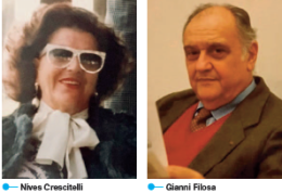Addio alla “Signora Crescitelli" e a Gianni Filosa