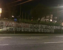 Afragolese-Puteolana, striscione choc degli ultrà: «A Cardito con cinte e bastoni»