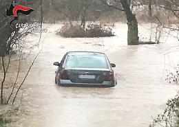 Maltempo, auto sommersa dal fiume: anziana salvata in Irpinia