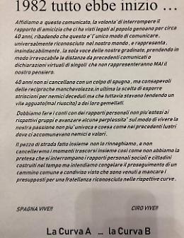Gli ultrà del Genoa confermano: "Il gemellaggio è finito"