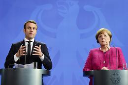 Macron e Merkel a Ue: «Prepariamoci a seconda ondata pandemia»