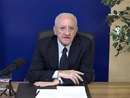 De Luca avverte: «Attenti a Omicron 5, non abbassiamo la guardia»