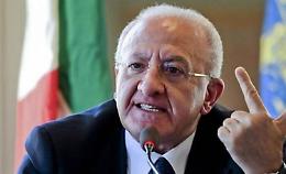 L'affondo di De Luca: «Sud marginale per il Governo, serve lavoro per i giovani»