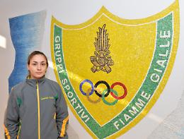 Un'atleta napoletana nelle 25 nuove Fiamme Gialle