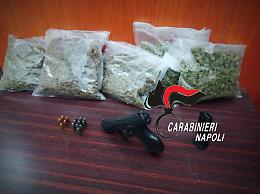 Droga e pistola in casa, arrestato 52enne 