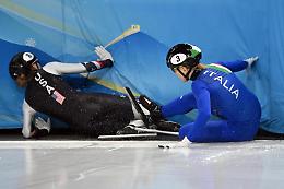Pechino 2022, delusione Fontana: cade in finale 1000 metri short track