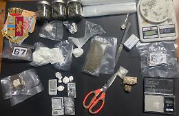 Sorpreso con cocaina e marijuana, arrestato