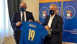 Figc, Gravina in Campania: «Il vostro entusiasmo è energia per la ripresa»