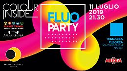 Il “Fluo Party” di “Colour Inside” alla Terrazza Flegrea