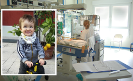 Stroncato da una meningite fulminante, il cuore di Alberto ha smesso di battere a due anni