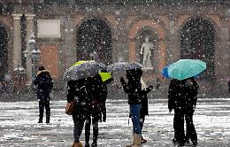 Maltempo in Campania, allerta neve anche a bassa quota