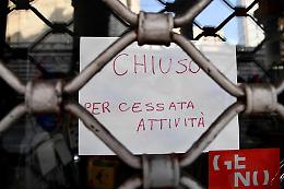 Campania, chiusi più di 7 negozi al giorno