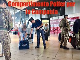 Minaccia capotreno e lo costringe a barricarsi in cabina di guida