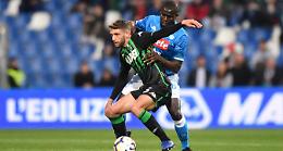 Insigne salva il Napoli, finisce 1-1 con il Sassuolo