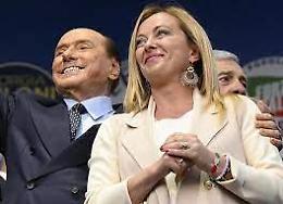 Meloni: «Berlusconi tra gli uomini più influenti della storia d'Italia»