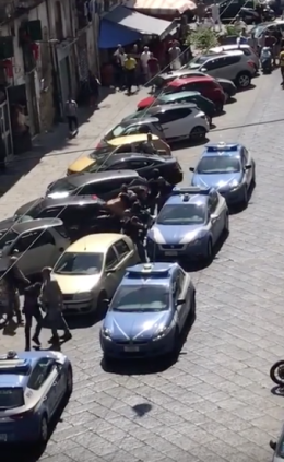 Pitbull azzanna poliziotto durante notifica a pregiudicato, agente spara 
