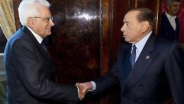  Berlusconi: «Con il presidenzialismo Mattarella dovrà dimettersi». È bufera. Il Pd: «Destra eversiva»