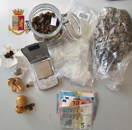 Nasconde droga in casa, arrestato 44enne