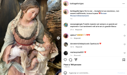 Madonna con Bambino ferito sul presepe napoletano