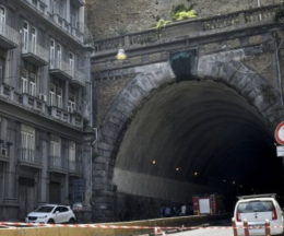 Galleria Laziale, dispositivo temporaneo di traffico per lavori