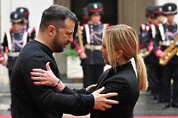 Ucraina, Meloni riceve Zelensky: «Sostegno Italia per arrivare a pace giusta»