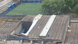 Poggioreale, crollato tetto della piscina Monfalcone