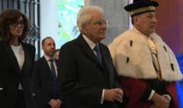 Mattarella arriva a Napoli per la Federico II