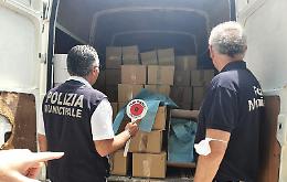 Sequestrate a Napoli oltre 3 tonnellate di buste di plastica illegali