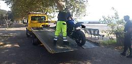 In moto a folle velocità sul Lungomare, sequestro e sanzione