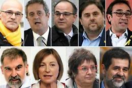 Catalogna, da 9 a 13 anni ai leader indipendentisti