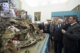 Mattarella inaugura la mostra sul presepe napoletano